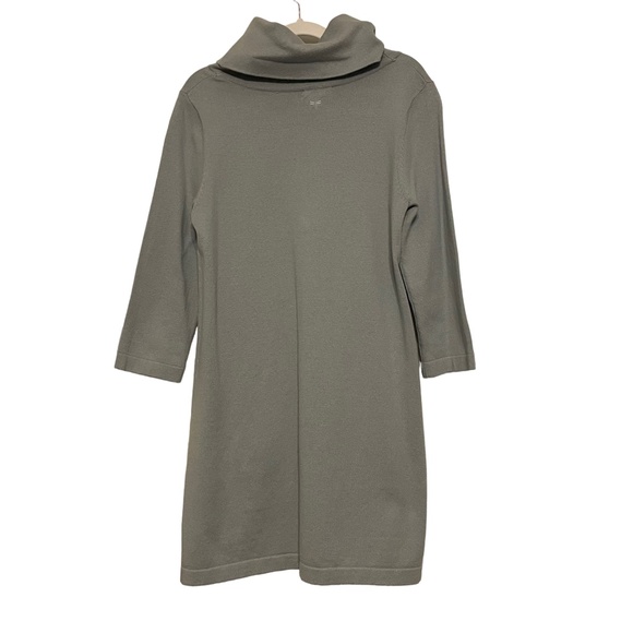 Tyler Boe Cashmere Blend Kim Cowl Neck 3/4 Sleeve Midi‎ Dress Size S - Picture 2 of 5